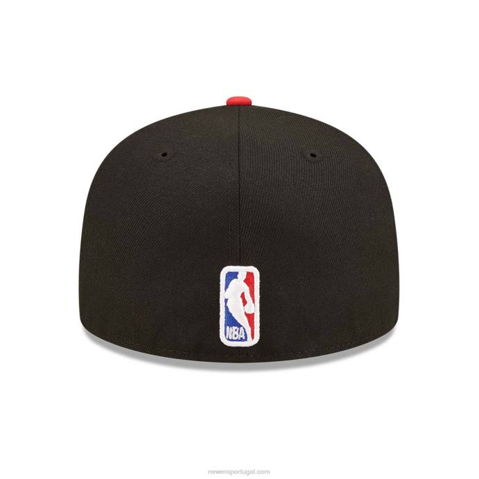 FFTN470 New Era portland trial blazers nba tip off 2022 boné preto 59fifty