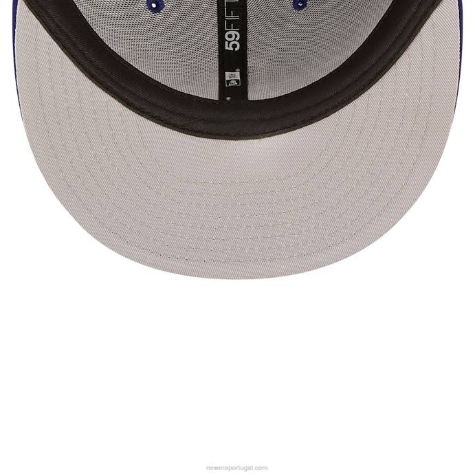 FFTN472 New Era boné la dodgers mlb team heart azul 59fifty