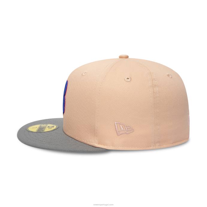 FFTN476 New Era boné birmingham barons milb peach 59fifty ajustado