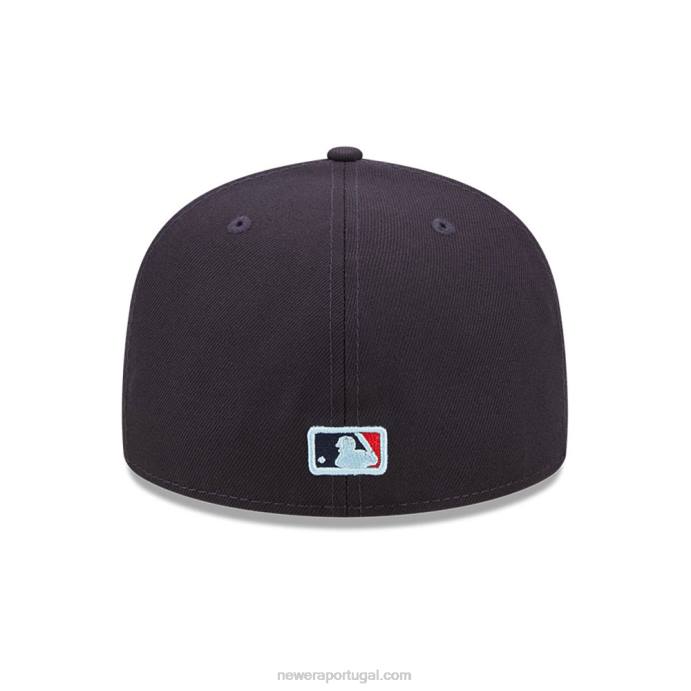 FFTN484 New Era boton red sox mlb boné cloud navy 59fifty ajustado