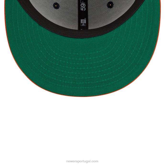 FFTN485 New Era chicago bears x boné azul marinho 59fifty básico
