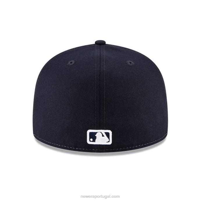 FFTN491 New Era boné detroit tigers mlb wave navy 59fifty ajustado