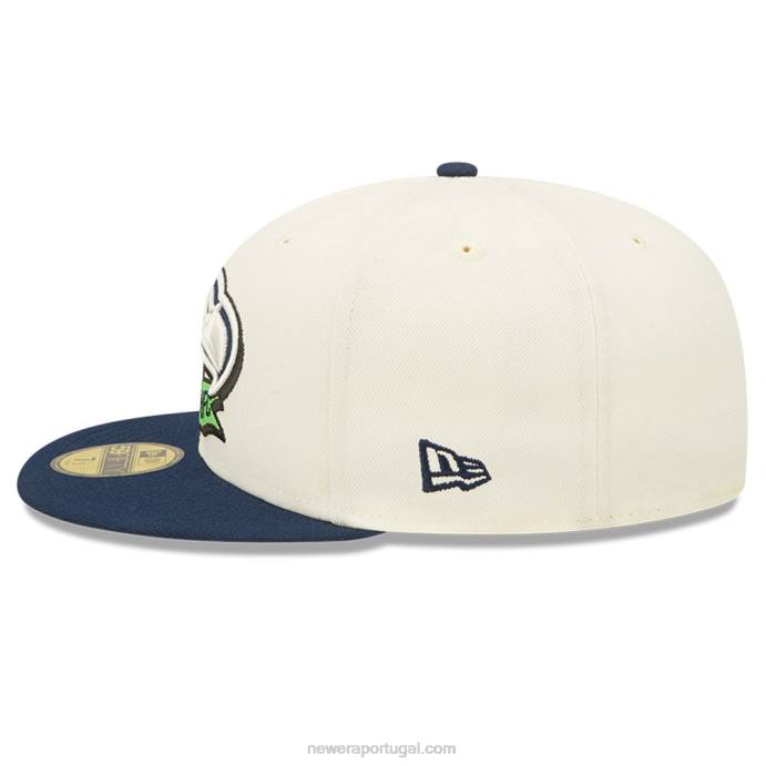 FFTN492 New Era boné seattle seahawksnfl sideline 2022 branco 59fifty