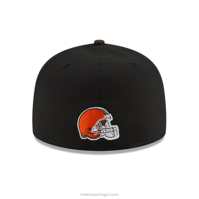 FFTN493 New Era Boné cleveland browns nfl draft black 59fifty