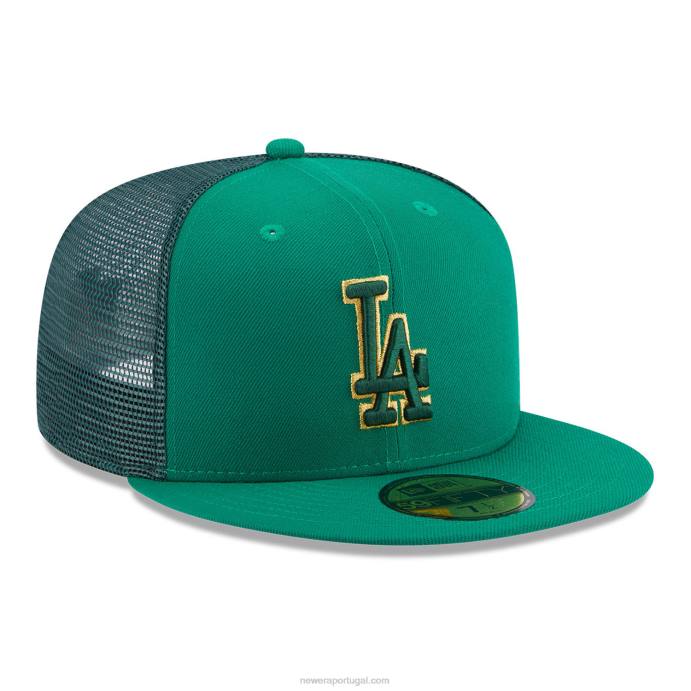 FFTN496 New Era boné la dodgers st patricks day verde 59fifty