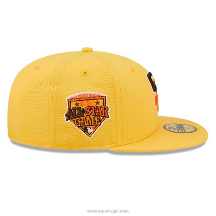 FFTN497 New Era san diego padres mlb boné amarelo borboleta 59fifty