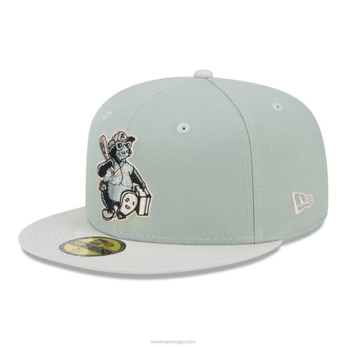 FFTN501 New Era Ashville Tourists Cidade Natal Roots Green Boné 59Fifty