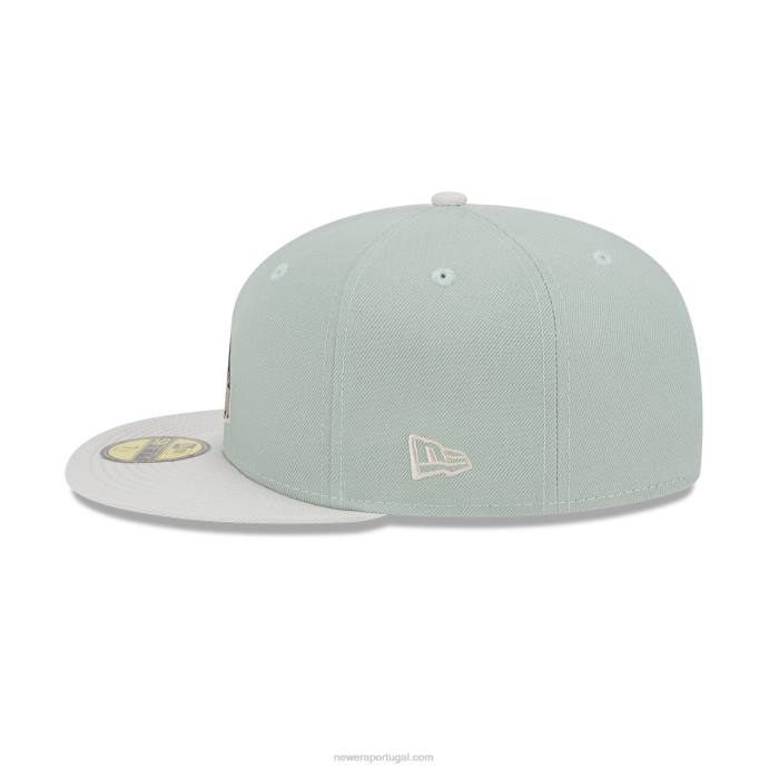 FFTN501 New Era Ashville Tourists Cidade Natal Roots Green Boné 59Fifty