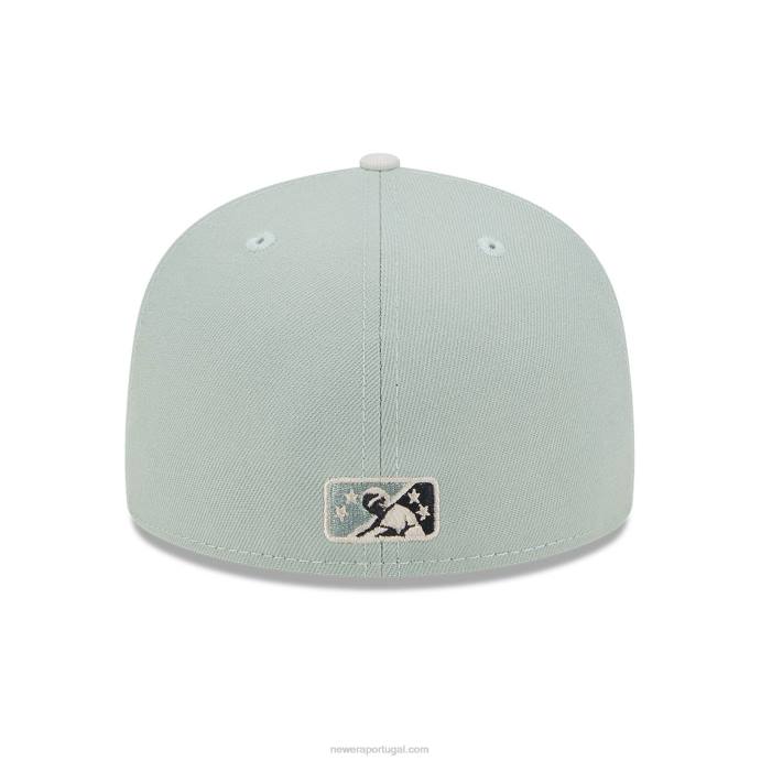 FFTN501 New Era Ashville Tourists Cidade Natal Roots Green Boné 59Fifty