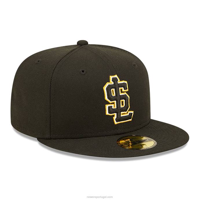 FFTN502 New Era boné justo salt lake city bee milb preto 59fifty