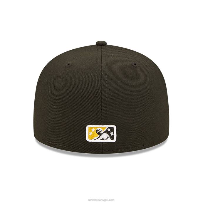 FFTN502 New Era boné justo salt lake city bee milb preto 59fifty