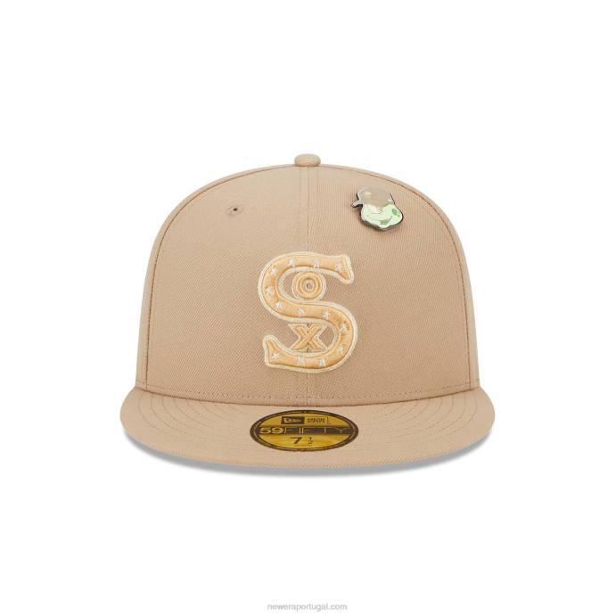FFTN503 New Era Boné Chicago White Sox Outer Space Brown 59Fifty