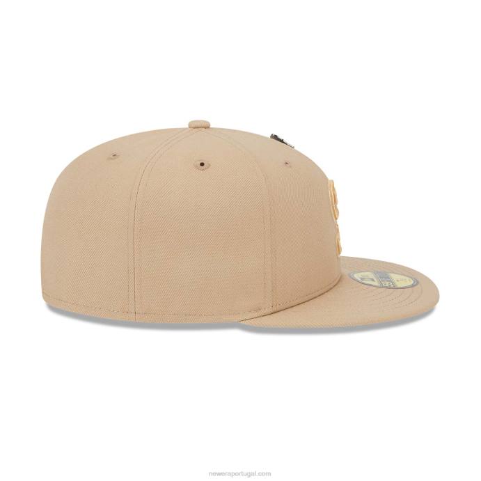 FFTN503 New Era Boné Chicago White Sox Outer Space Brown 59Fifty