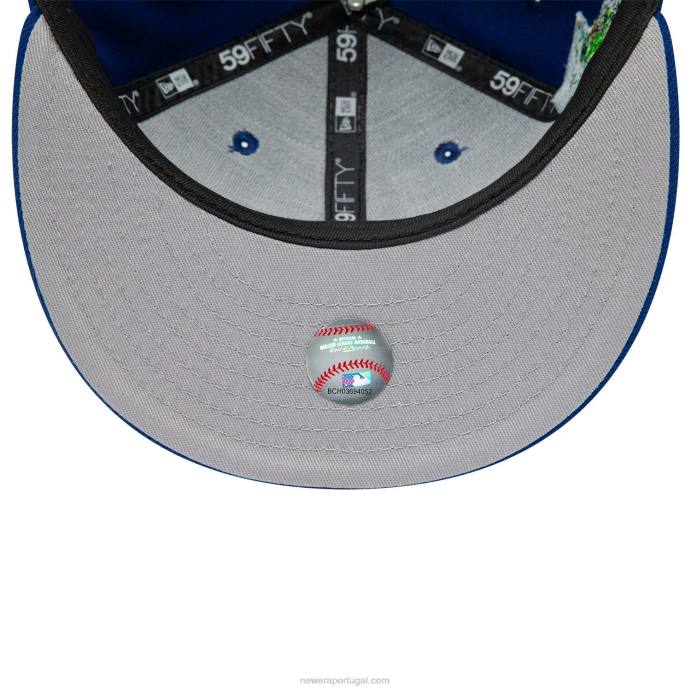 FFTN508 New Era Boné Chicago Cubs Stateview Blue 59Fifty