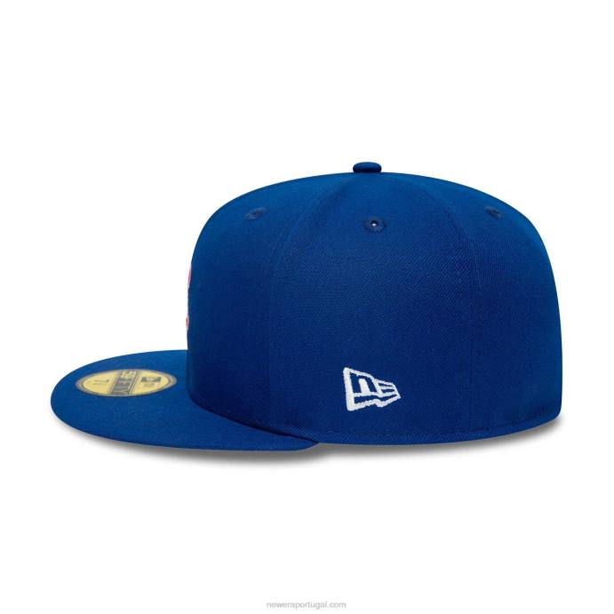 FFTN508 New Era Boné Chicago Cubs Stateview Blue 59Fifty