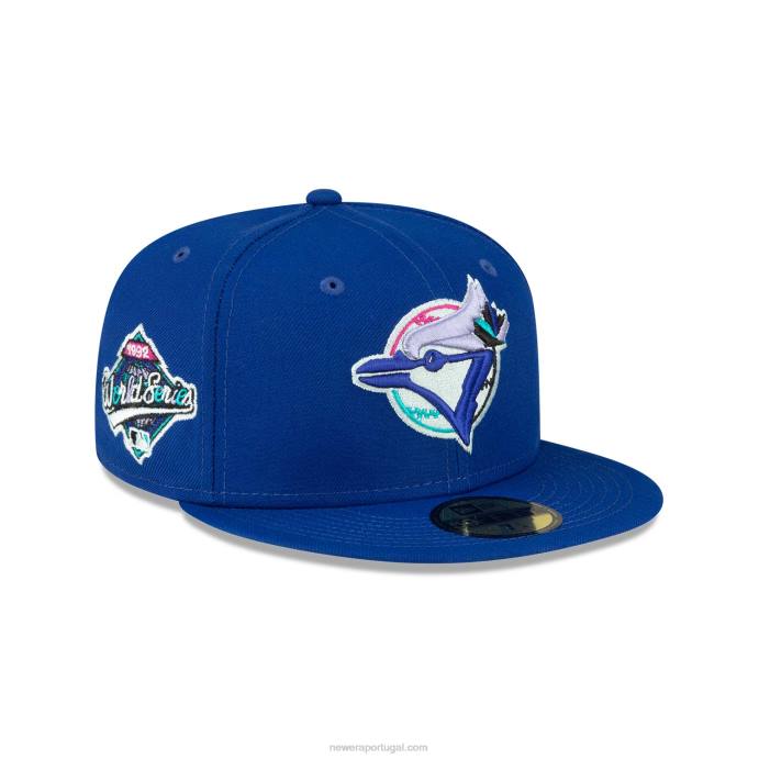 FFTN513 New Era toronto blue jays polarlights boné azul 59fifty