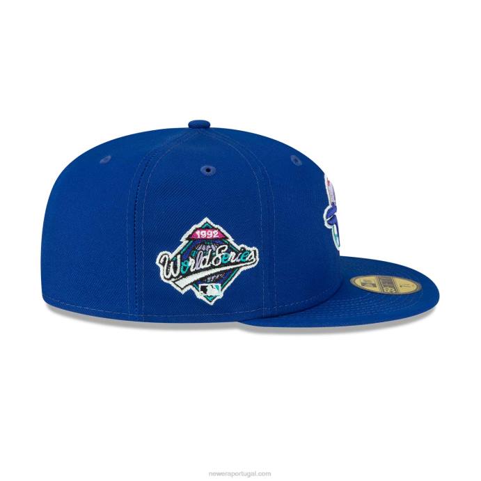 FFTN513 New Era toronto blue jays polarlights boné azul 59fifty