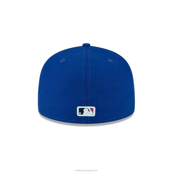 FFTN513 New Era toronto blue jays polarlights boné azul 59fifty