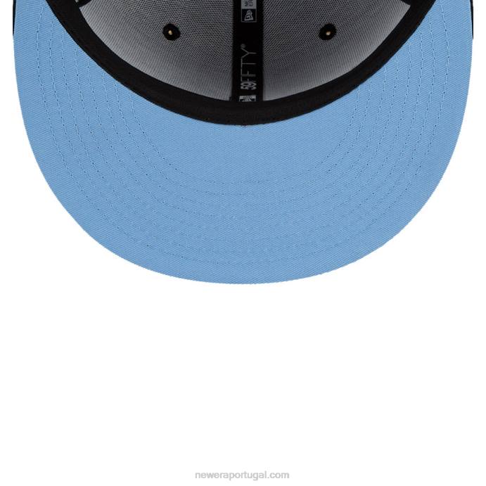 FFTN519 New Era boné toronto blue jays mlb team fire black 59fifty