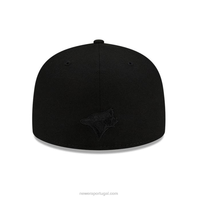 FFTN519 New Era boné toronto blue jays mlb team fire black 59fifty