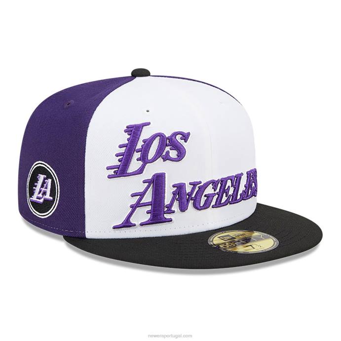 FFTN523 New Era boné la lakers authentics city edition branco 59fifty