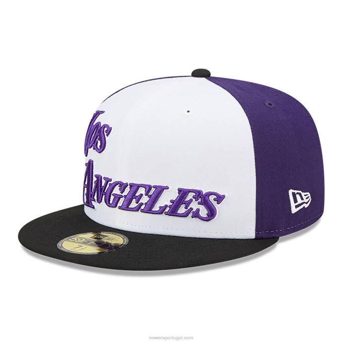FFTN523 New Era boné la lakers authentics city edition branco 59fifty