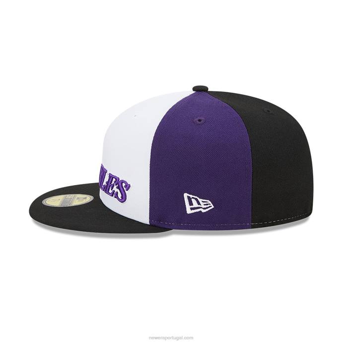 FFTN523 New Era boné la lakers authentics city edition branco 59fifty