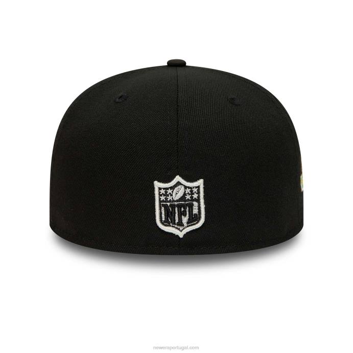 FFTN524 New Era Boné Pittsburgh Pirates Citrus Pop Preto 59Fifty