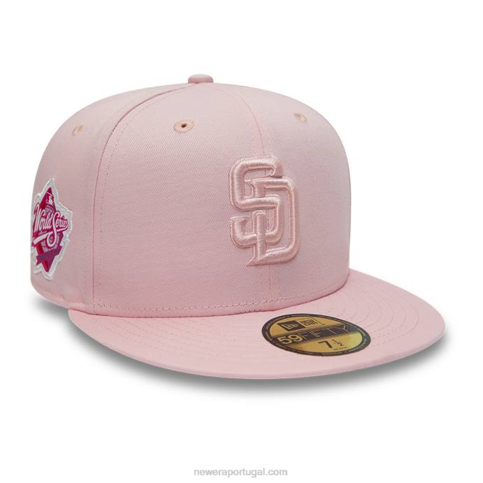 FFTN52 New Era boné san diego padres world series rosa tonal 59fifty