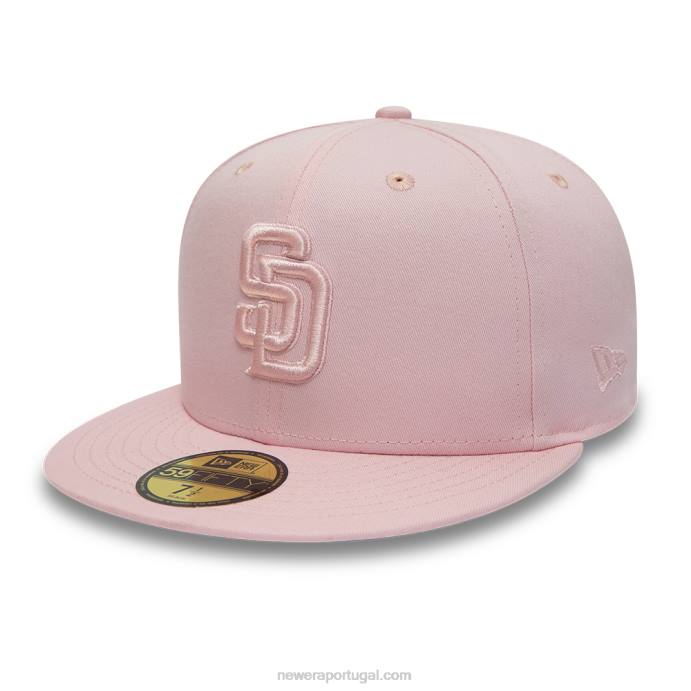 FFTN52 New Era boné san diego padres world series rosa tonal 59fifty