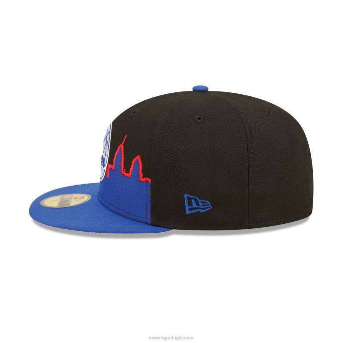 FFTN531 New Era Boné philadelphia 76ers nba tip off 2022 preto 59fifty
