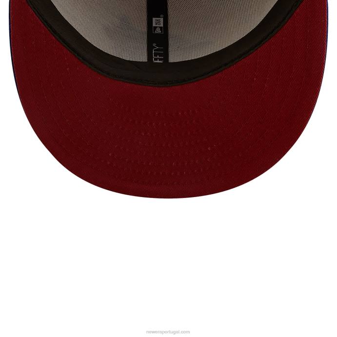 FFTN532 New Era toronto blue jays fall boné clássico branco 59fifty