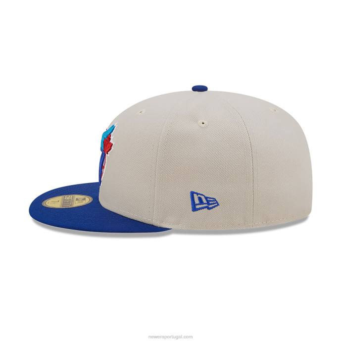 FFTN532 New Era toronto blue jays fall boné clássico branco 59fifty