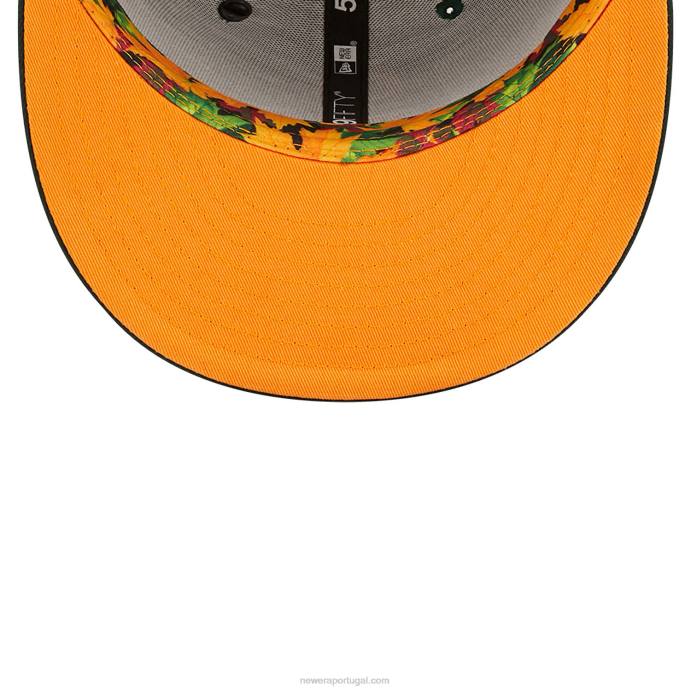 FFTN534 New Era boné baltimore orioles folhoso verde escuro 59fifty