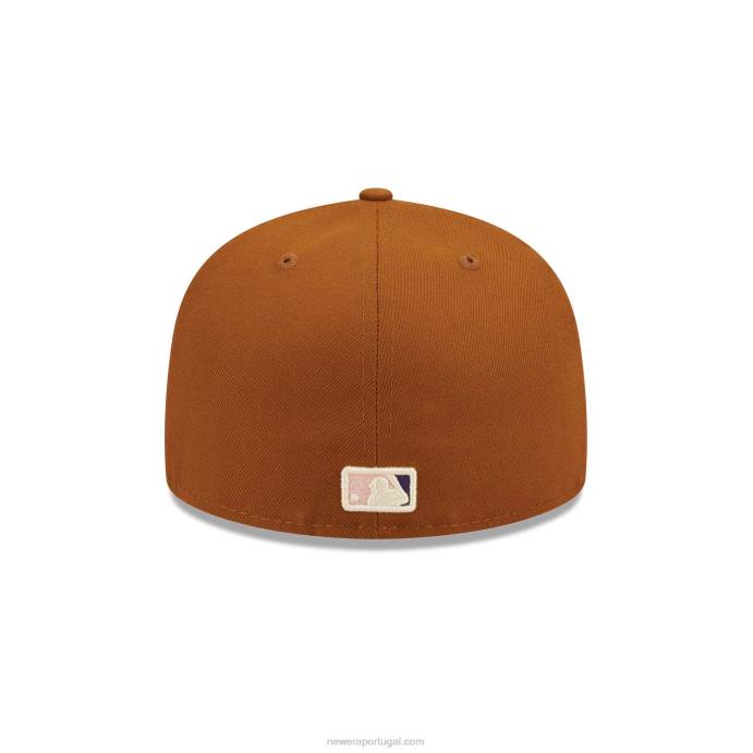 FFTN538 New Era boné 59fifty floral vintage do washington nationals