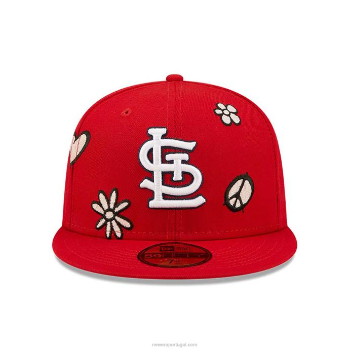 FFTN53 New Era st. Louis Cardinals mlb Sunshine Pop Red 59Fifty Cap