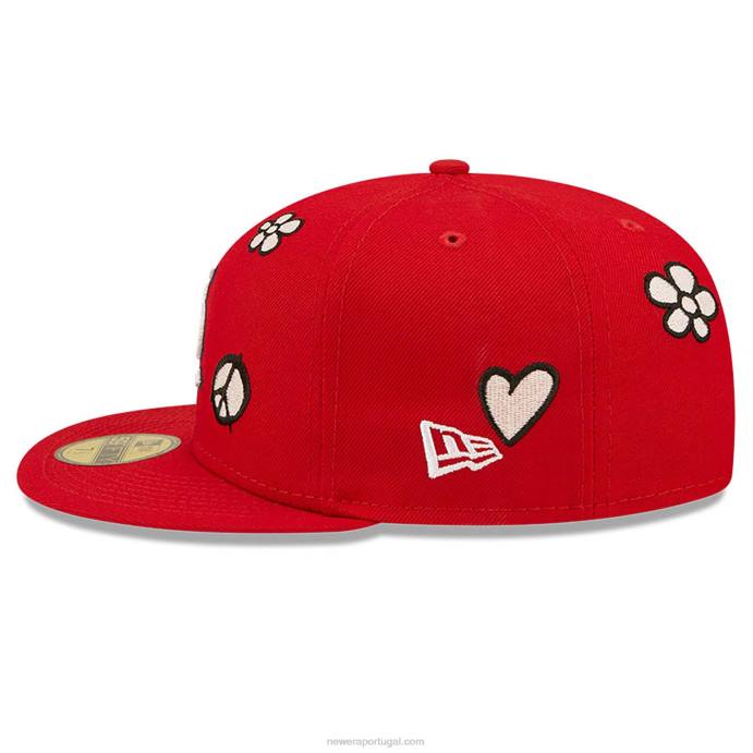 FFTN53 New Era st. Louis Cardinals mlb Sunshine Pop Red 59Fifty Cap