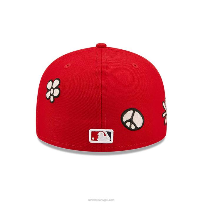 FFTN53 New Era st. Louis Cardinals mlb Sunshine Pop Red 59Fifty Cap