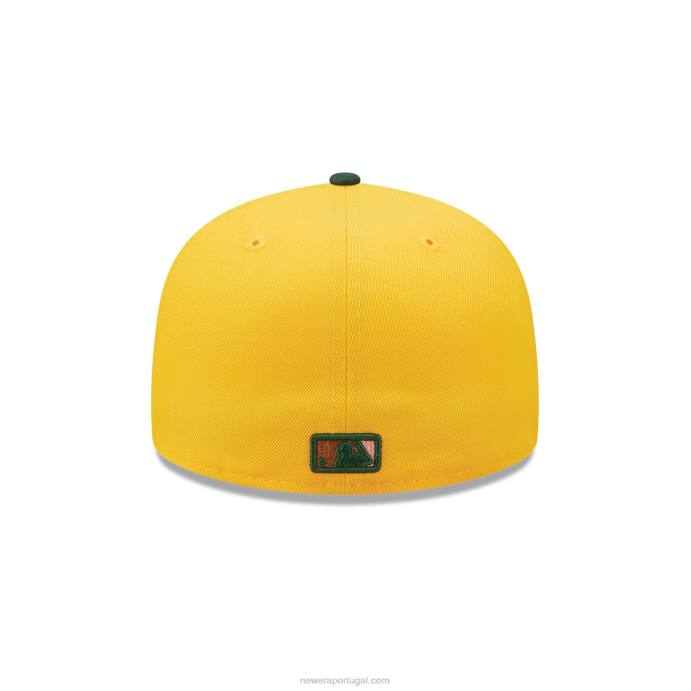 FFTN543 New Era boston red sox volta às aulas boné amarelo 59fifty