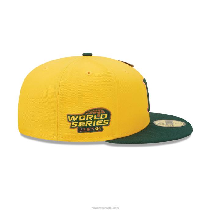 FFTN543 New Era boston red sox volta às aulas boné amarelo 59fifty
