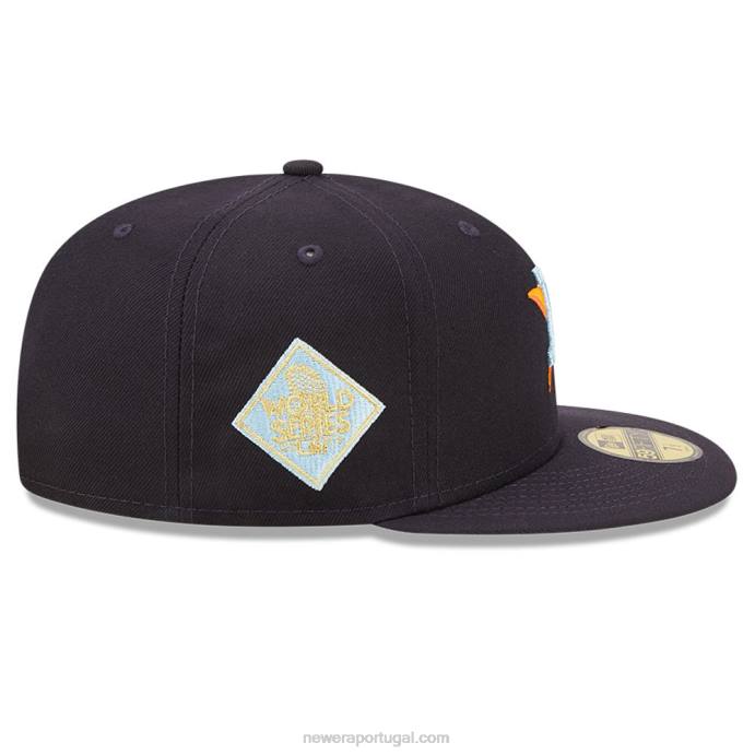 FFTN545 New Era Boné justo houston astros mlb cloud navy 59fifty