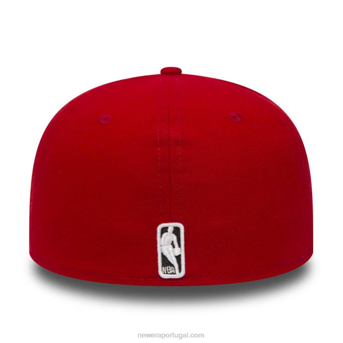 FFTN551 New Era chicago bulls boné vermelho essencial 59fifty