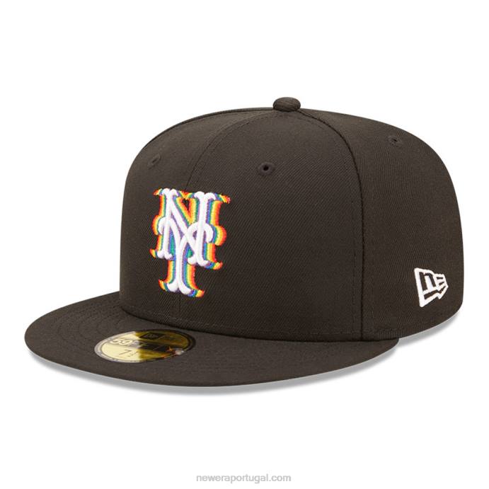 FFTN55 New Era New York Mets MLB Prismatic Black Boné 59Fifty