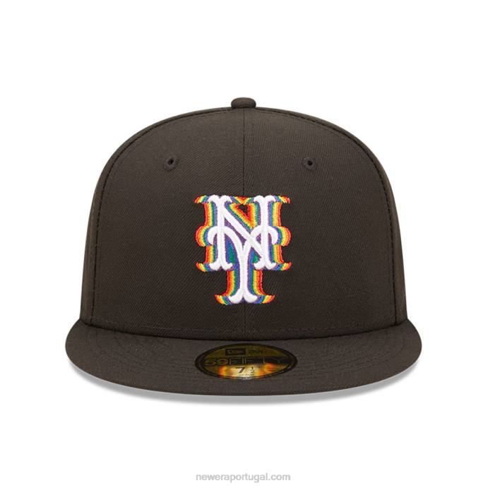 FFTN55 New Era New York Mets MLB Prismatic Black Boné 59Fifty