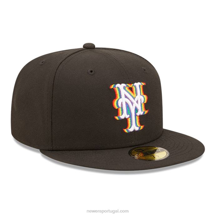 FFTN55 New Era New York Mets MLB Prismatic Black Boné 59Fifty