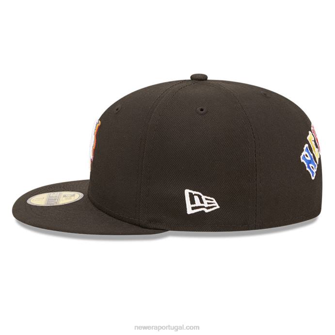 FFTN55 New Era New York Mets MLB Prismatic Black Boné 59Fifty