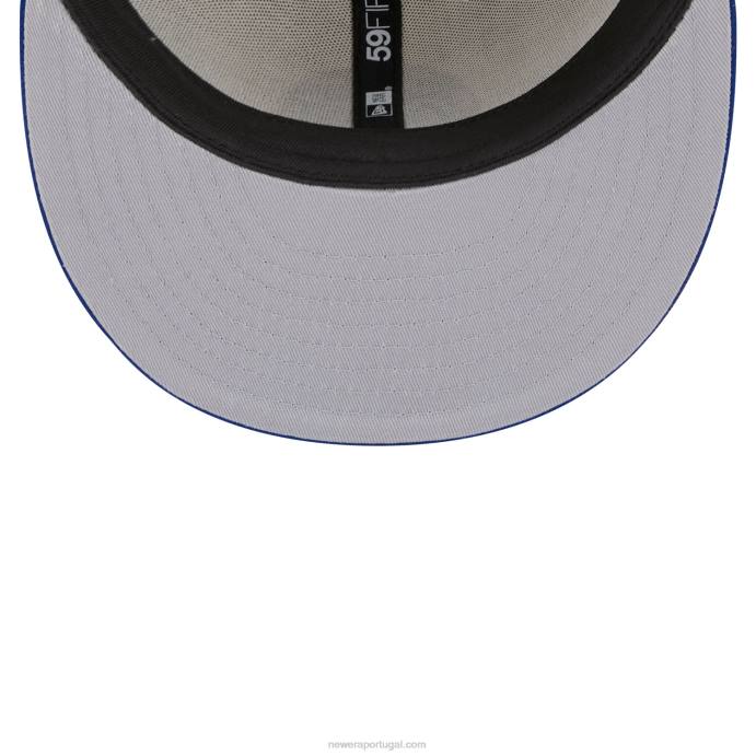 FFTN561 New Era chicago cubs varsity letter stone 59fifty boné ajustado