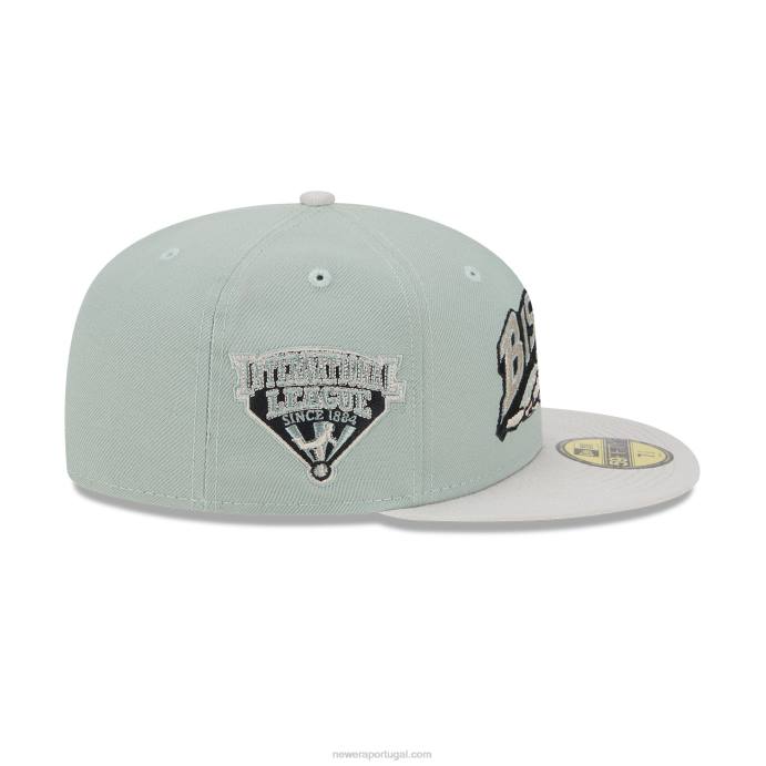 FFTN562 New Era Boné buffalo bisons cidade natal raízes verde 59fifty