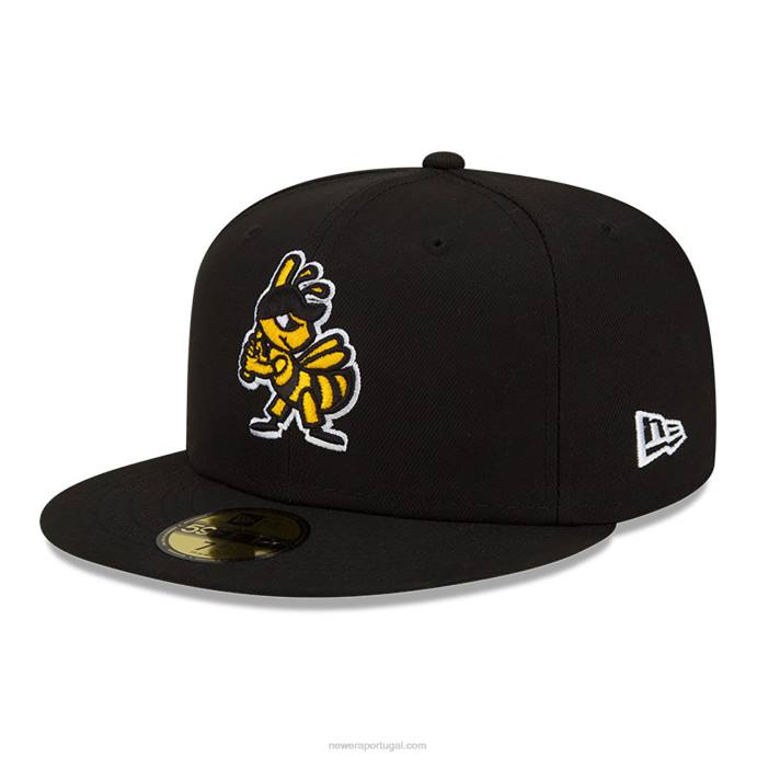FFTN563 New Era boné justo salt lake city bee milb preto 59fifty