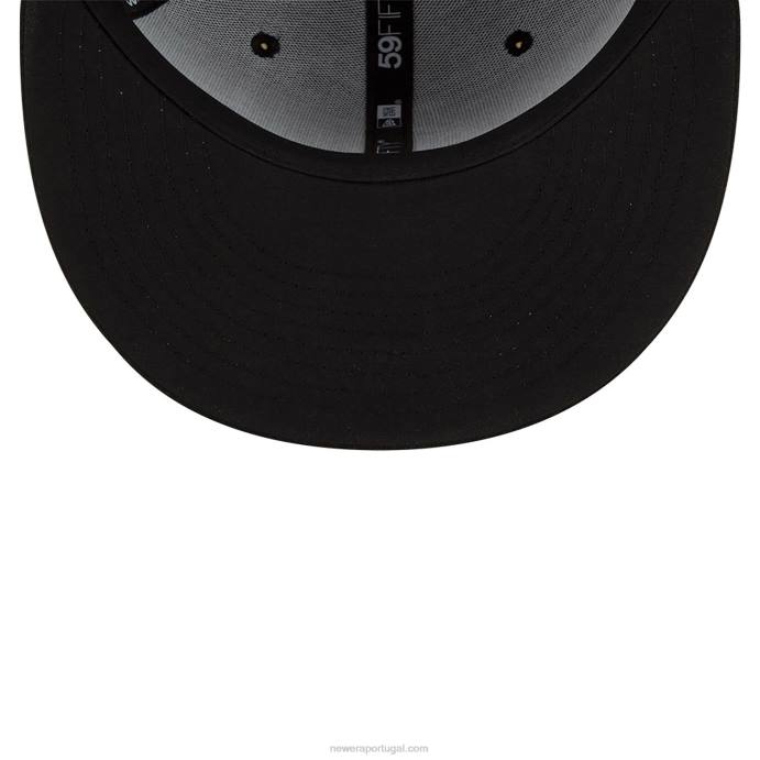 FFTN563 New Era boné justo salt lake city bee milb preto 59fifty